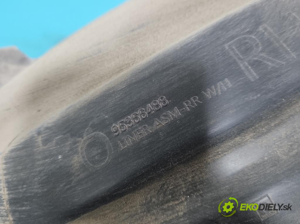 Opel Mokka A 2012-2019 1.6 cdti 136 HP manual 100 kW 1598 cm3 5- Blatník: zadné pravé 95366488