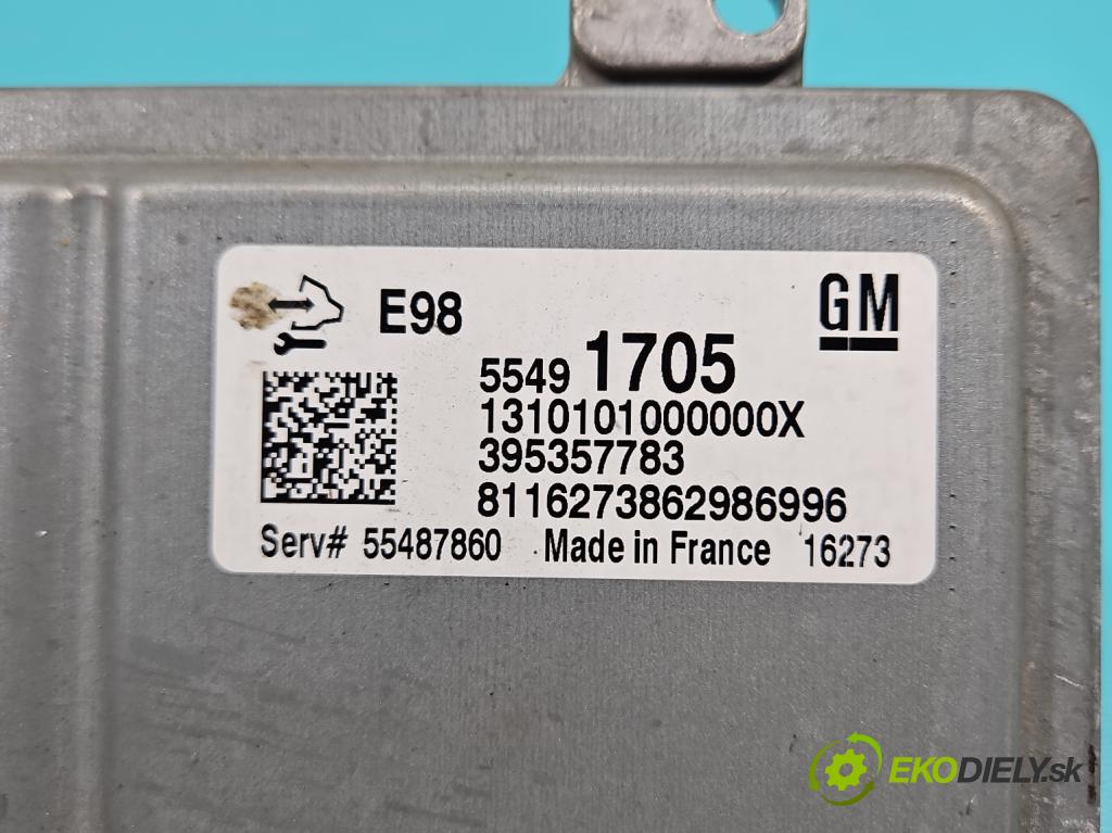 Opel Mokka A 2012-2019 1.6 cdti 136 HP manual 100 kW 1598 cm3 5- riadiaca jednotka motora 55491705