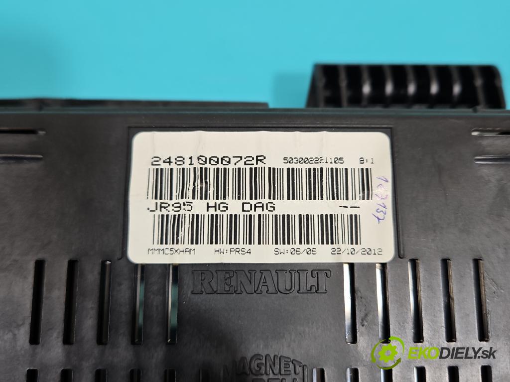 Renault Scenic III 2009-2016 1.6 dci 131 HP manual 96 kW 1598 cm3 5- prístrojovka/ budíky 248100072R (Prístrojová doska)