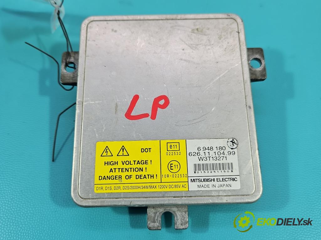 Bmw 3 E90 2005-2013 2.0d 163 HP automatic 120 kW 1995 cm3 4- střídač: xenon 6948180 (Riadiaca jednotka xenónu)