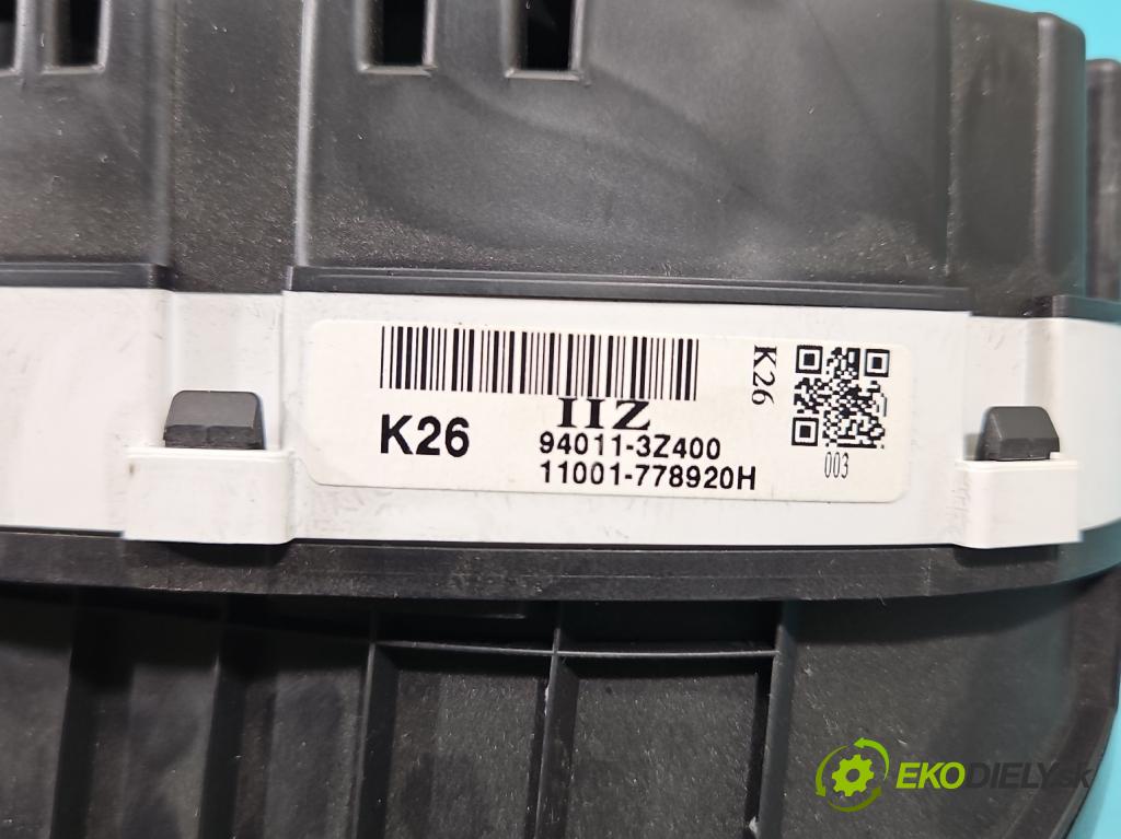 Hyundai I40 1.7 crdi 116 HP manual 85 kW 1685 cm3 5- prístrojovka/ budíky 94011-3Z400 (Prístrojová doska)