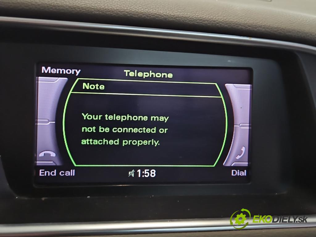 Audi Q5 2008-2016 2.0 tdi 170 HP manual 125 kW 1968 cm3 5- Zobrazit: 8T0919603F (Prístrojová doska)