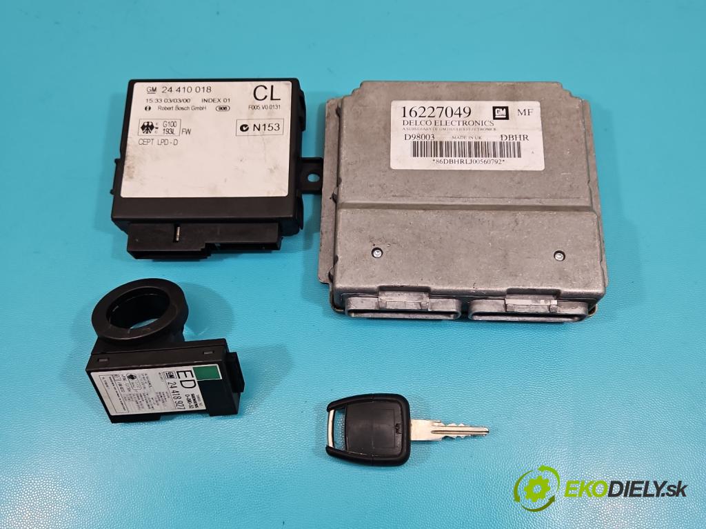 Opel Astra II 1998-2009 1.6 75 HP manual 55 kW 1598 cm3 5- riadiaca jednotka motora 16227049