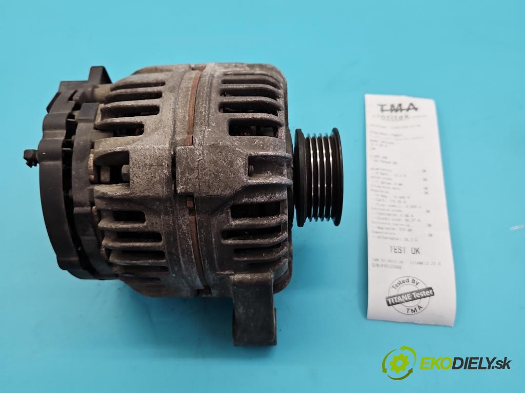 Vw Passat B5 1995-2005 1.8b 150 HP manual 110 kW 1781 cm3 5- Alternator 06B903016A (Alternátor)