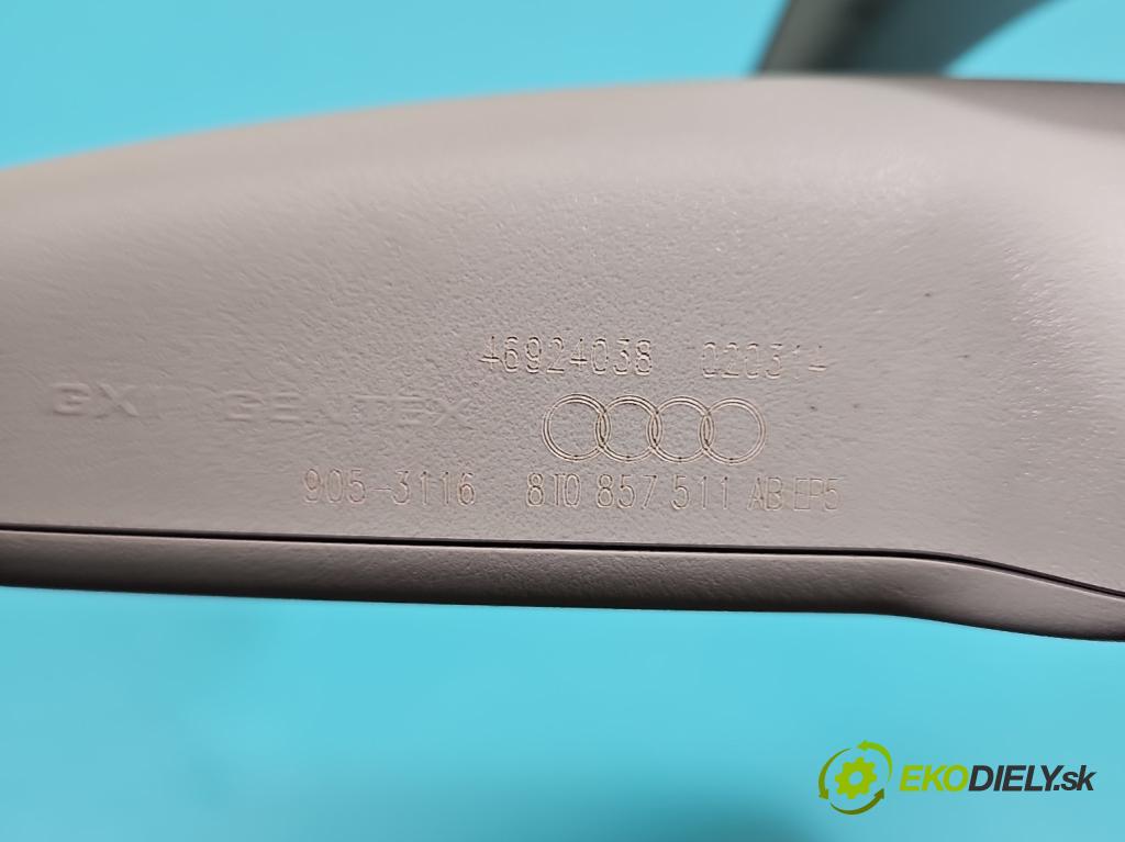 Audi A5 8T 2007-2016 2.0 TFSI 224hp automatic 165 kW 1984 cm3 5- zrkadlo uvnitř: 8T0857511AB (Spätné zrkadlo vnútorné)