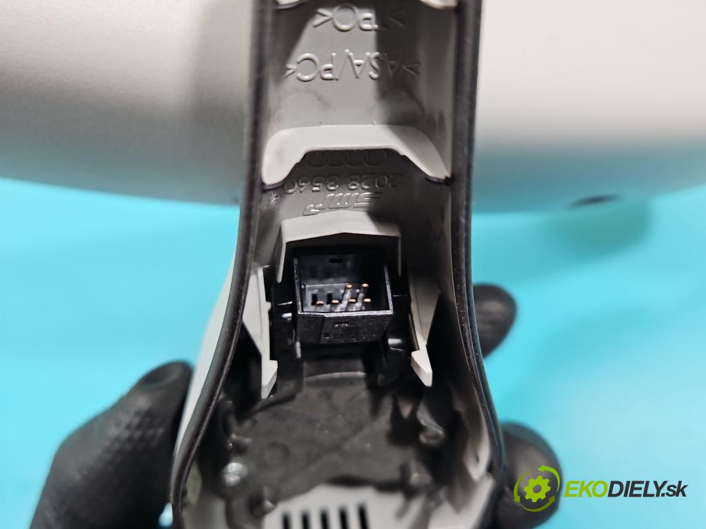 Audi A5 8T 2007-2016 2.0 TFSI 224hp automatic 165 kW 1984 cm3 5- zrkadlo uvnitř: 8T0857511AB (Spätné zrkadlo vnútorné)