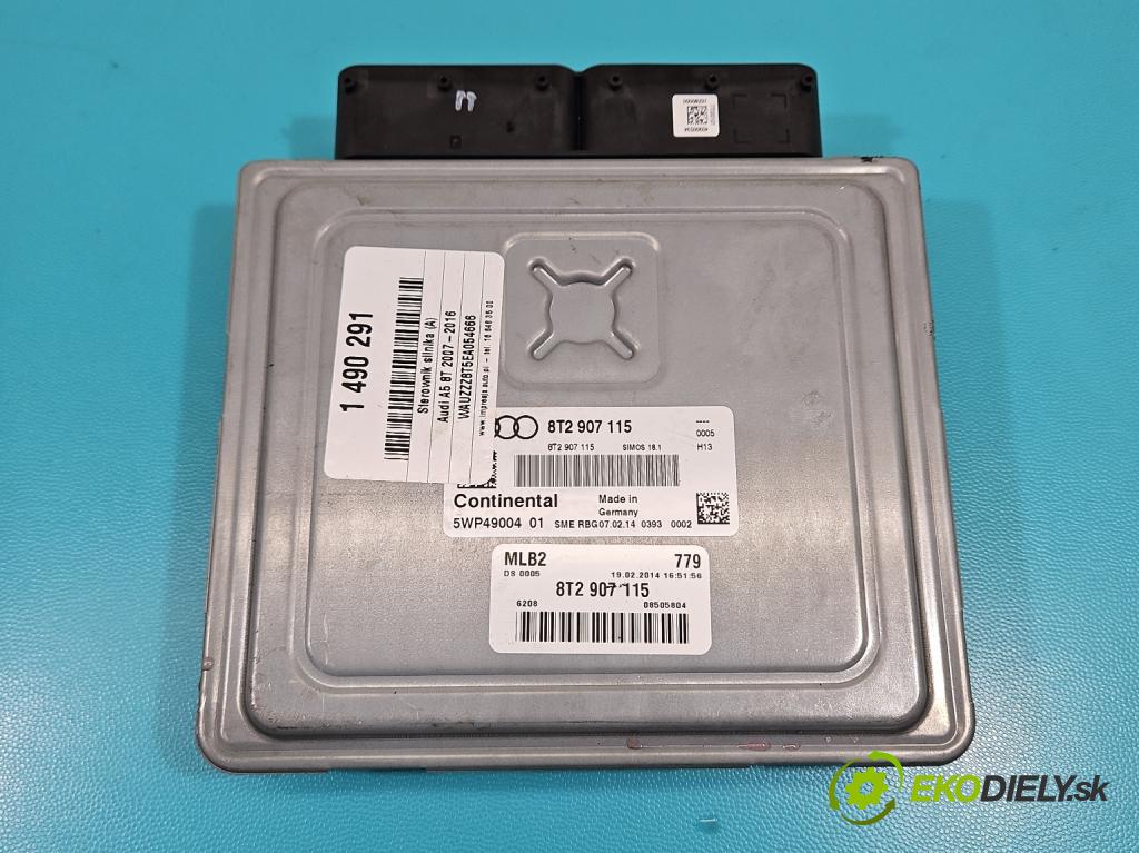Audi A5 8T 2007-2016 2.0 TFSI 224hp automatic 165 kW 1984 cm3 5- riadiaca jednotka motora 8T2907115
