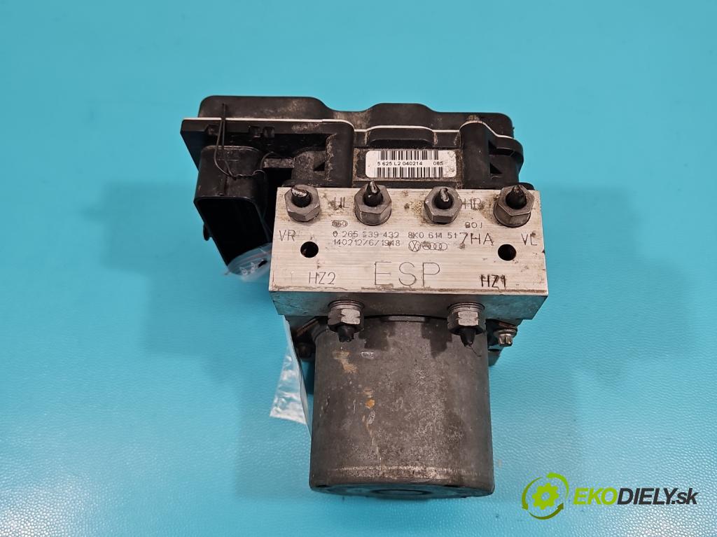 Audi A5 8T 2007-2016 2.0 TFSI 224 hp automatic 165 kW 1984 cm3 5- čerpadlo abs 0265239432 (Pumpa ABS)