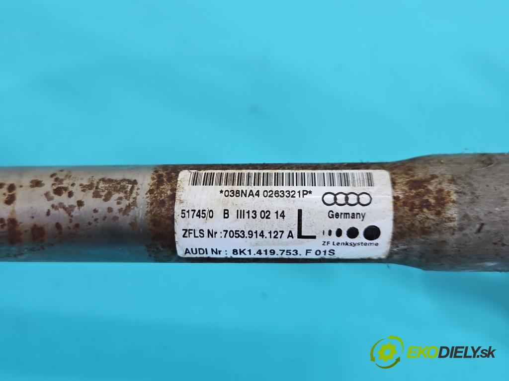 Audi A5 8T 2007-2016 2.0 TFSI 224hp automatic 165 kW 1984 cm3 5- Stĺpik volant 8K0419502R (Tyč riadenia (volantu))