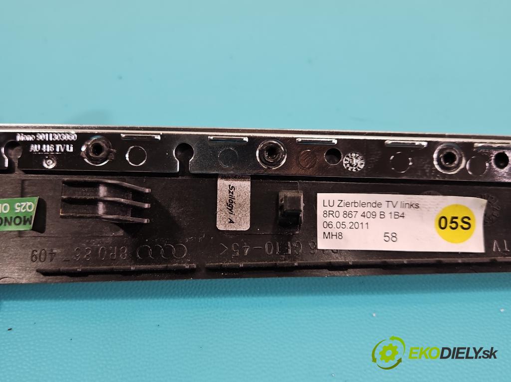 Audi Q5 2008-2016 2.0 tdi 170 hp manual 125 kW 1968 cm3 5- lišta ozdobná interiéry: 8R0863305B