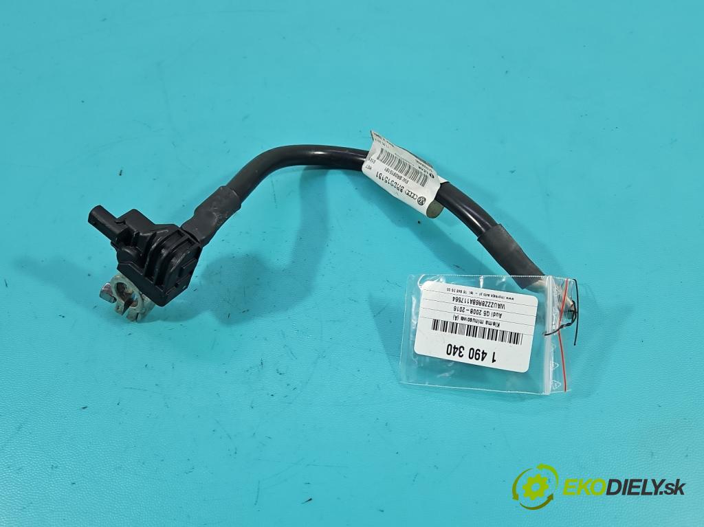 Audi Q5 2008-2016 2.0 tdi 170 hp manual 125 kW 1968 cm3 5- kontakt mínus: 8R0915181