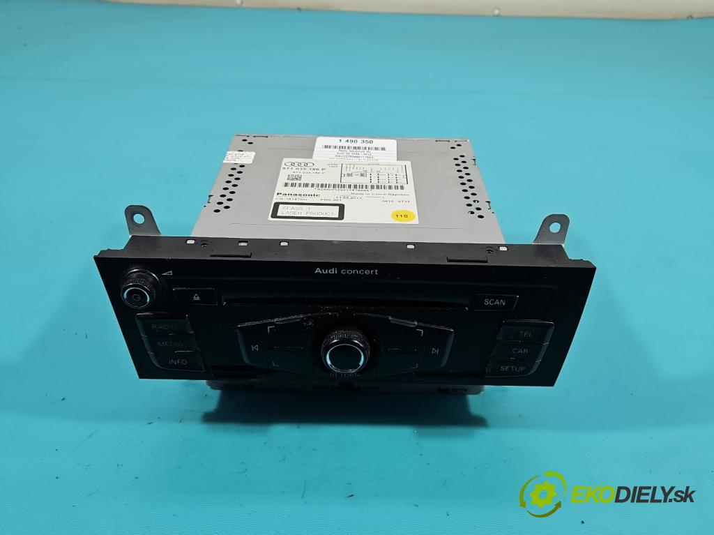 Audi Q5 2008-2016 2.0 tdi 170 HP manual 125 kW 1968 cm3 5- Radio originál 8T1035186P