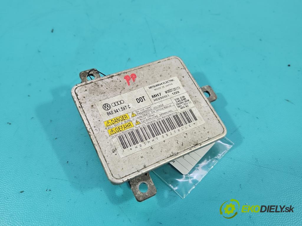 Audi Q5 2008-2016 2.0 tdi 170 HP manual 125 kW 1968 cm3 5- střídač: xenon 8K0941597C (Riadiaca jednotka xenónu)