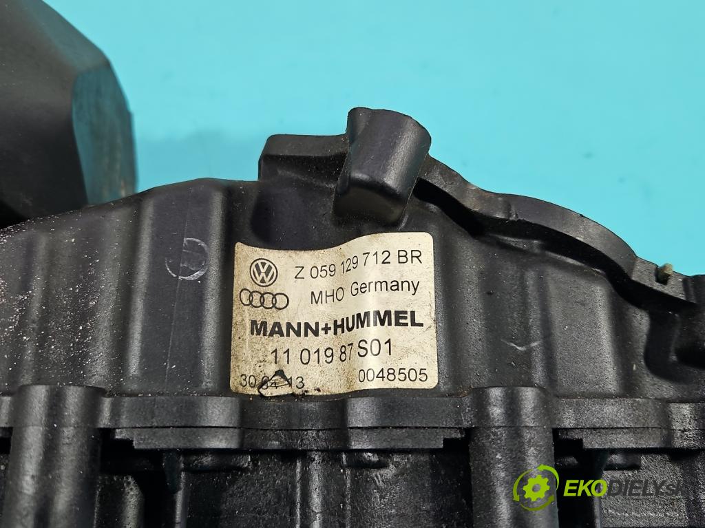 Audi A4 B8 2007-2015 2.7 tdi 190 hp automatic 140 kW 2698 cm3 4- potrubí sací 059129712BR (Sací potrubí)