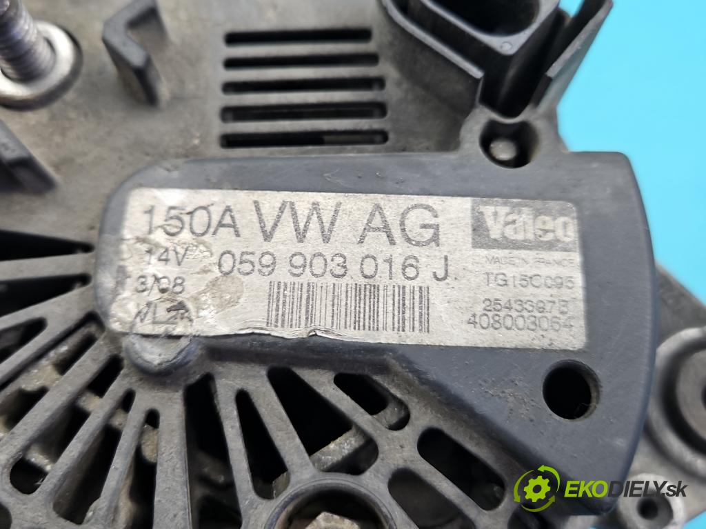 Audi A4 B8 2007-2015 2.7 tdi 190 HP automatic 140 kW 2698 cm3 4- Alternator 059903016J (Alternátor)