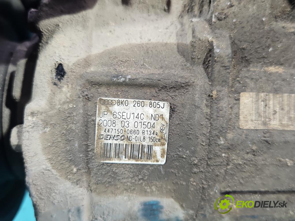 Audi A4 B8 2007-2015 2.7 tdi 190 hp automatic 140 kW 2698 cm3 4- Kompresor: klíma 8K0260805J (Kompresor klimatizace)