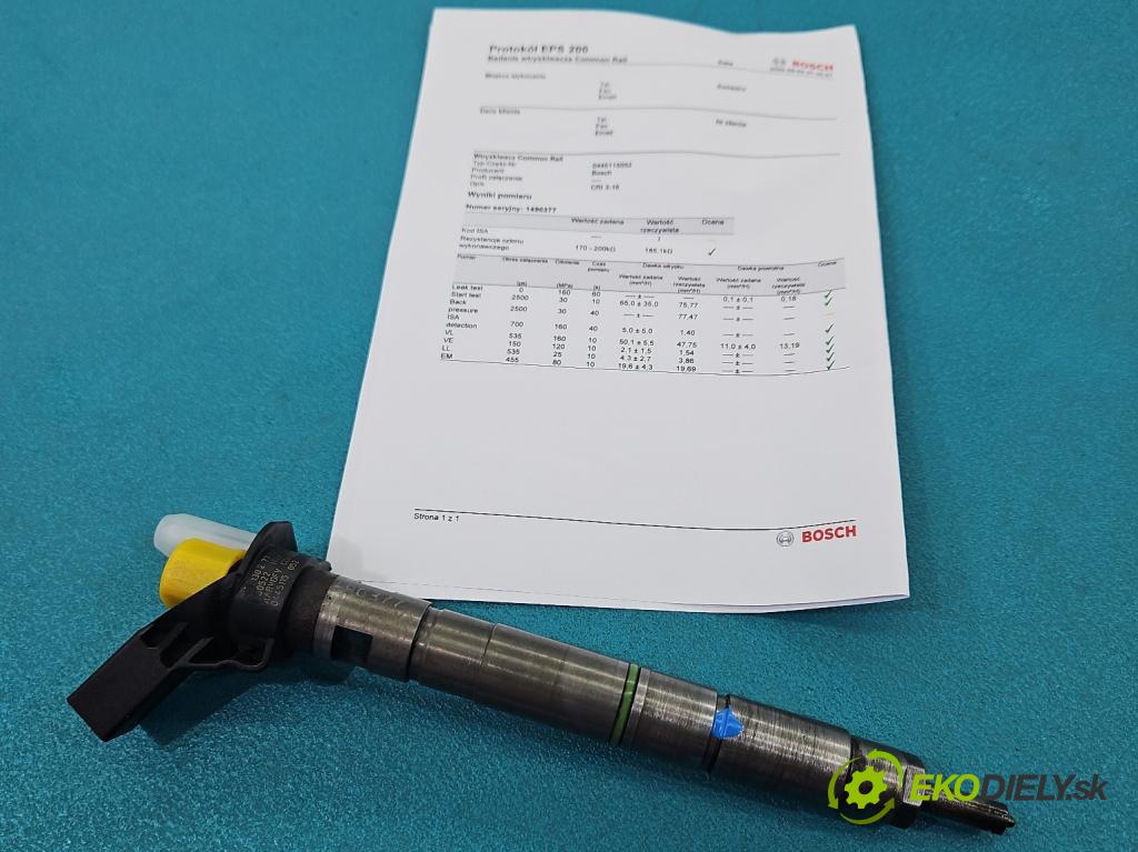 Audi A4 B8 2007-2015 2.7 tdi 190 HP automatic 140 kW 2698 cm3 4- vstrek 0445115052 (Vstrekovač paliva)