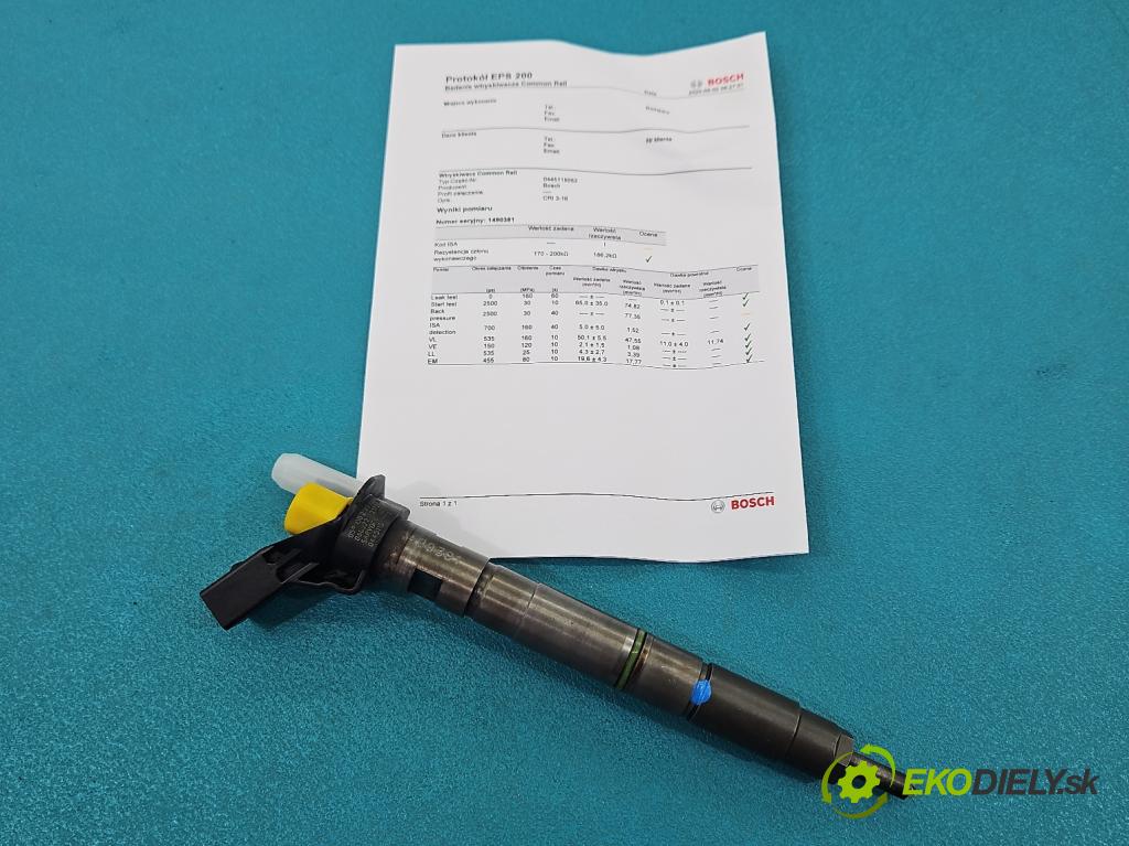 Audi A4 B8 2007-2015 2.7 tdi 190 HP automatic 140 kW 2698 cm3 4- vstrek 0445115052 (Vstrekovač paliva)