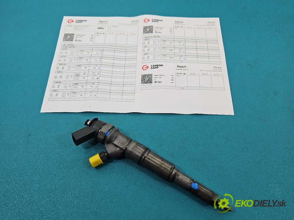 Bmw 3 E90 2005-2013 2.0d 163 HP automatic 120 kW 1995 cm3 4- vstrek 0445110216 (Vstrekovač paliva)