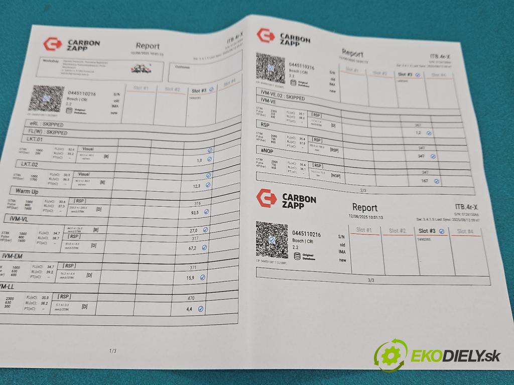 Bmw 3 E90 2005-2013 2.0d 163 HP automatic 120 kW 1995 cm3 4- vstrek 0445110216 (Vstrekovač paliva)