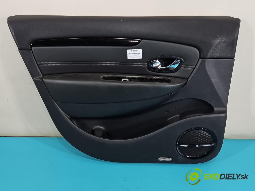 Renault Scenic III 2009-2016 1.6 dci 131 hp manual 96 kW 1598 cm3 5- Tapacír: dveře přední levé 156043972