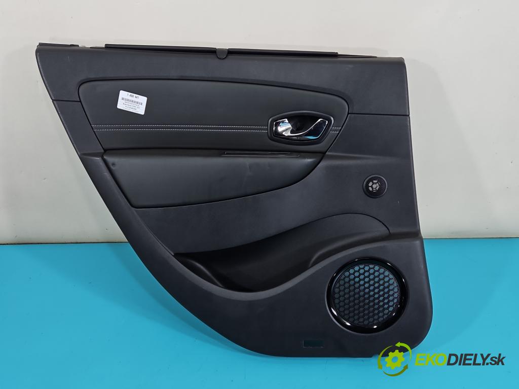 Renault Scenic III 2009-2016 1.6 dci 131 hp manual 96 kW 1598 cm3 5- Tapacír: dveře zadní levé 531140142