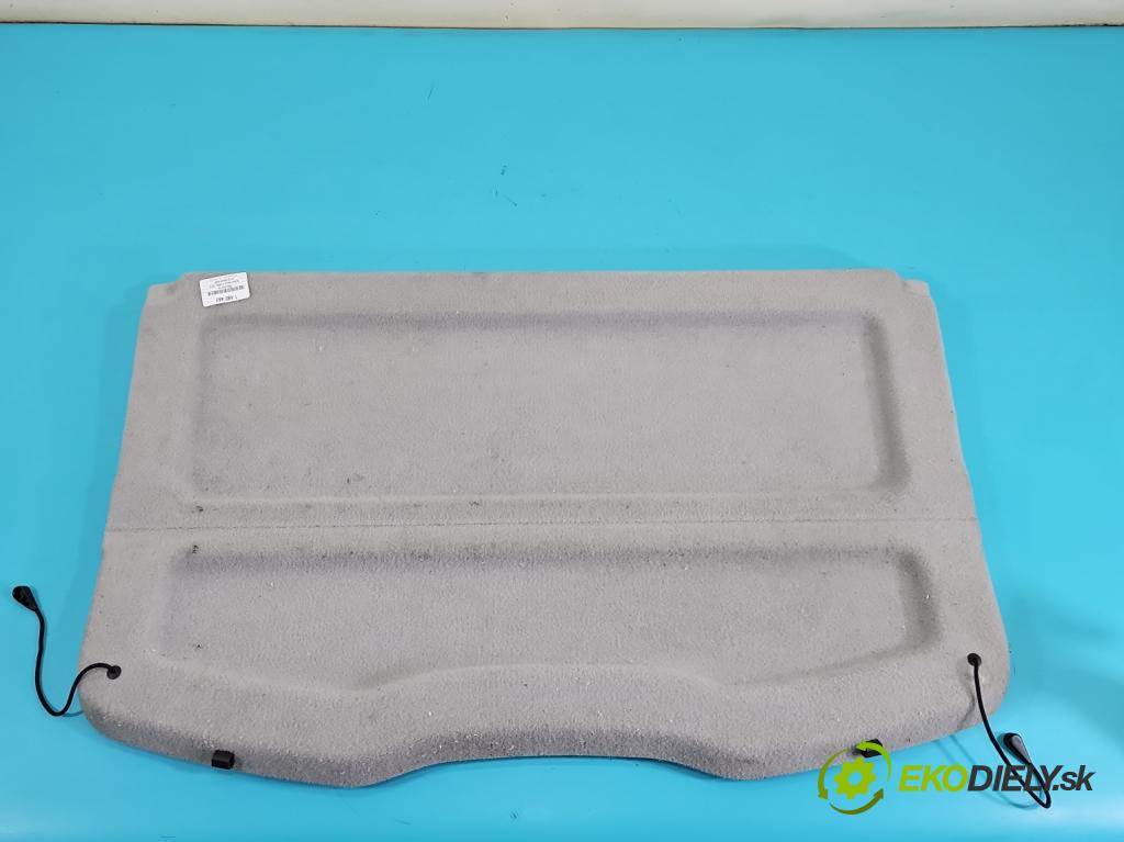 Renault Scenic III 2009-2016 1.6 dci 131 hp manual 96 kW 1598 cm3 5- pláto zadní 794202752R (Kryt zavazadlového prostoru)