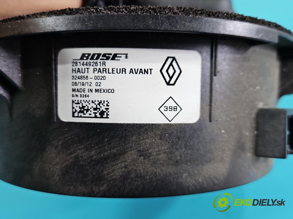 Renault Scenic III 2009-2016 1.6 dci 131 hp manual 96 kW 1598 cm3 5- reproduktory komplet 281449261R