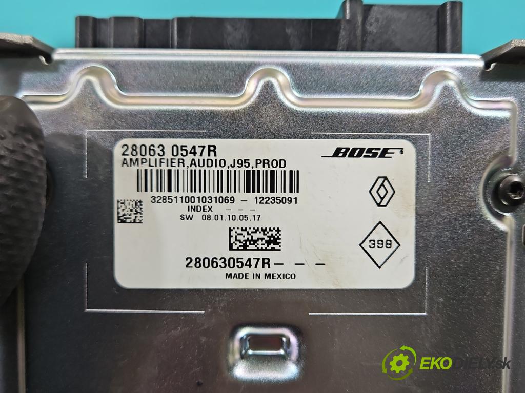 Renault Scenic III 2009-2016 1.6 dci 131 HP manual 96 kW 1598 cm3 5- Zesilovač: 28063-0547R (Zosilňovač)