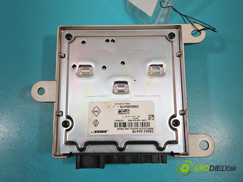 Renault Scenic III 2009-2016 1.6 dci 131 HP manual 96 kW 1598 cm3 5- Zesilovač: 28063-0547R (Zosilňovač)