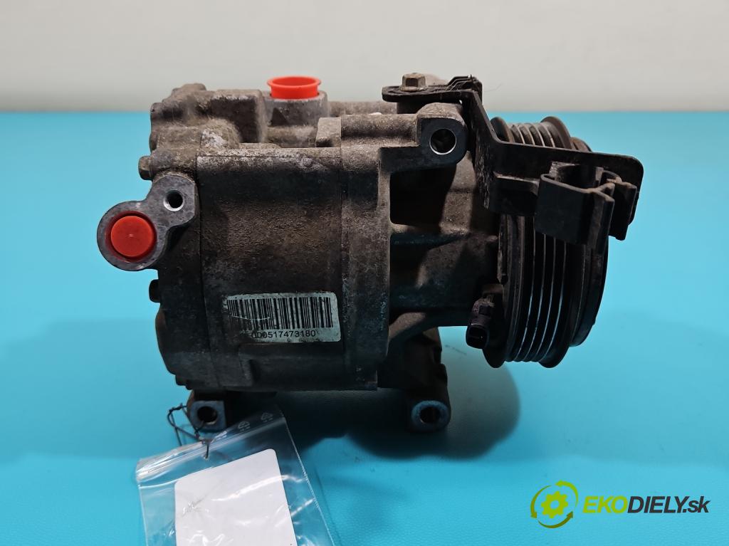 Fiat 500 2007-2020 1.2 8V 69KM manual 51 kW 1242 cm3 3- Kompresor: klíma 51747318 (Kompresor klimatizace)