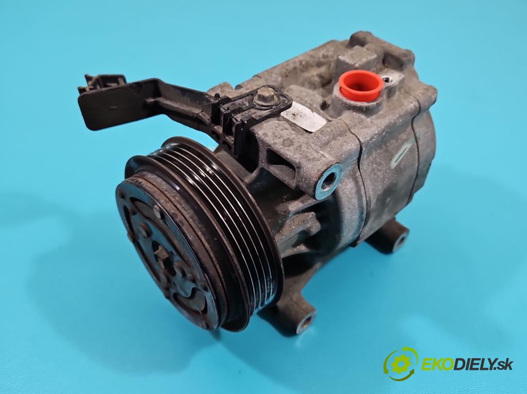 Fiat 500 2007-2020 1.2 8V 69KM manual 51 kW 1242 cm3 3- Kompresor: klíma 51747318 (Kompresor klimatizace)