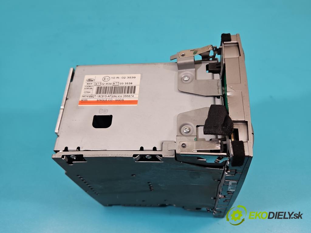 Ford S-max I 2006-2015 2.0 16V 145 HP manual 107 kW 1999 cm3 5- Radio originál 6M2T-18C815-AF