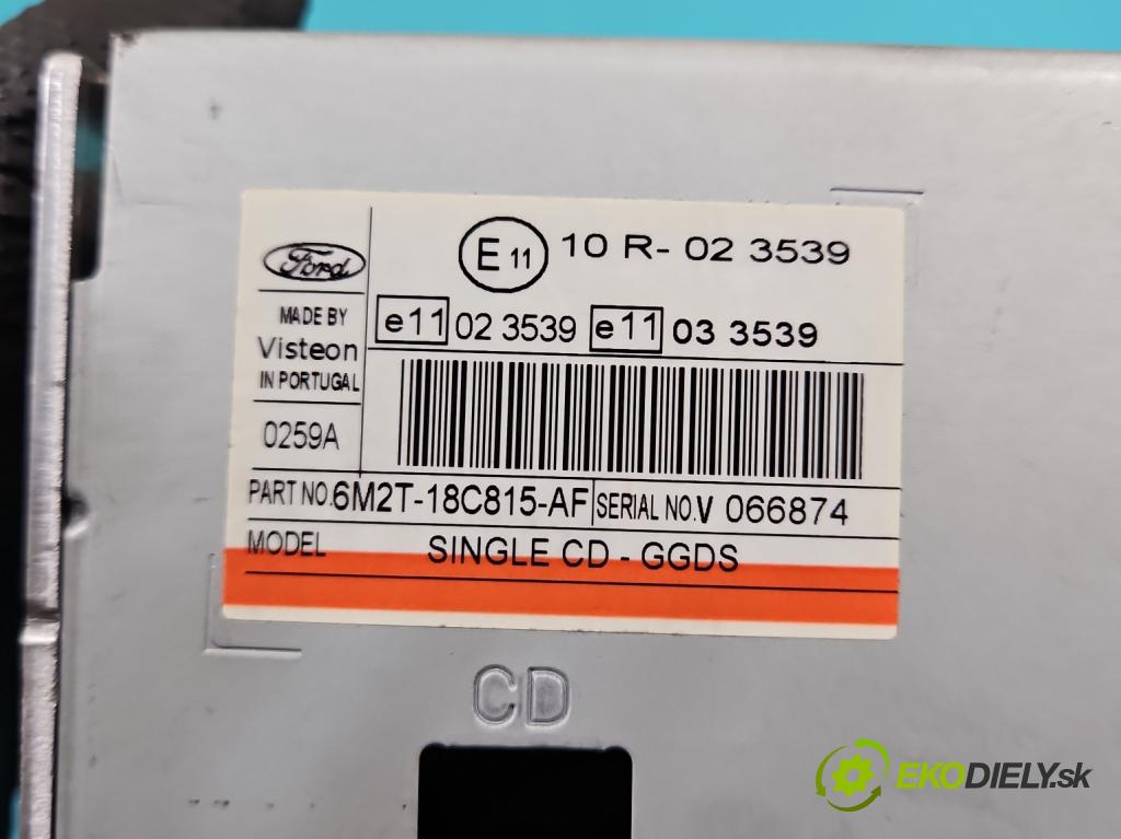 Ford S-max I 2006-2015 2.0 16V 145 HP manual 107 kW 1999 cm3 5- Radio originál 6M2T-18C815-AF