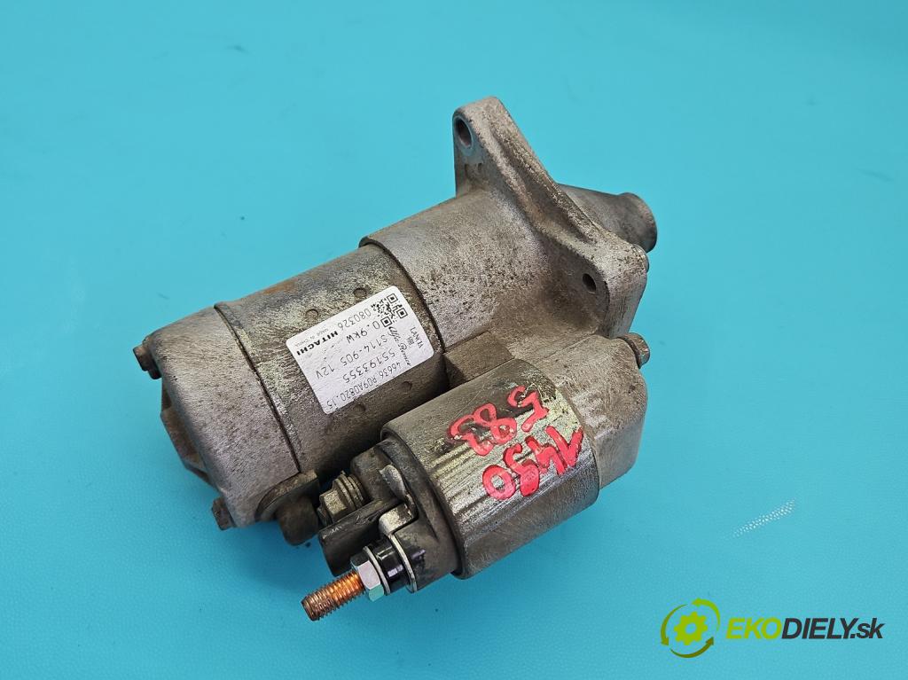 Fiat 500 2007-2020 1.2 8V 69KM manual 51 kW 1242 cm3 3- štartér 55193355 (Štartér)
