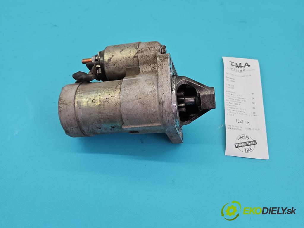 Fiat 500 2007-2020 1.2 8V 69KM manual 51 kW 1242 cm3 3- štartér 55193355 (Štartér)