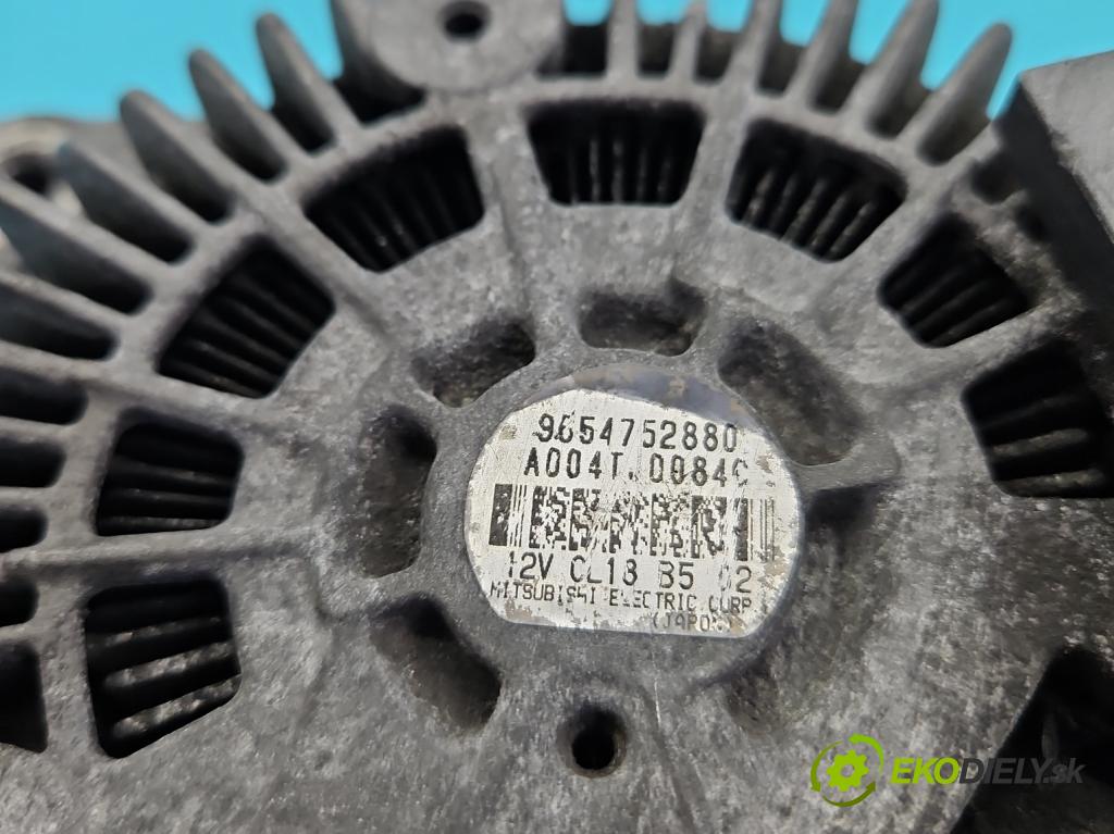 Peugeot 407 1.6 hdi 109 HP manual 80 kW 1560 cm3 5- Alternator 9654752880 (Alternátor)