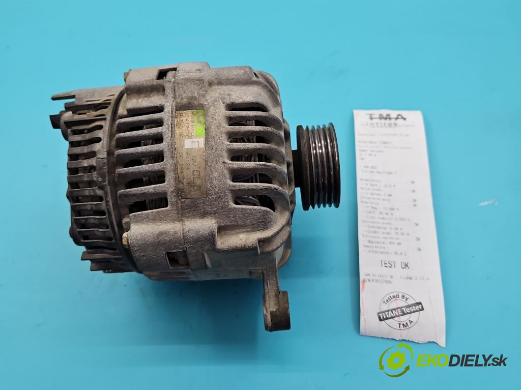 Citroen Berlingo I 1996-2008 1.4 8V 75 HP manual 55 kW 1360 cm3 5- Alternator  (Alternátor)