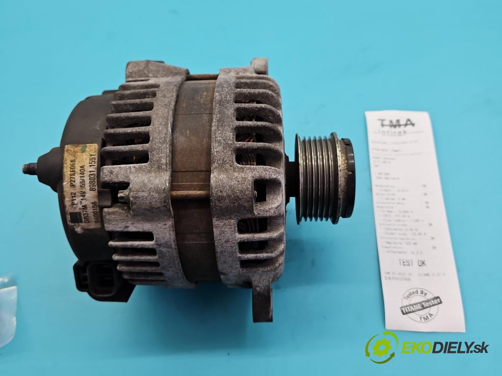 Opel Meriva A 2002-2010 1.7 cdti 101 HP manual 74 kW 1686 cm3 5- Alternator 8400156 (Alternátor)