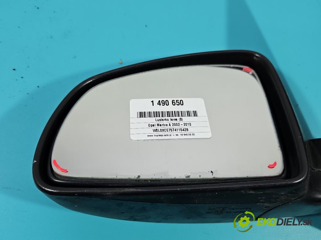 Opel Meriva A 2002-2010 1.7 cdti 101 hp manual 74 kW 1686 cm3 5- zpětné zrcátko levé (Klika dveří ostatní)