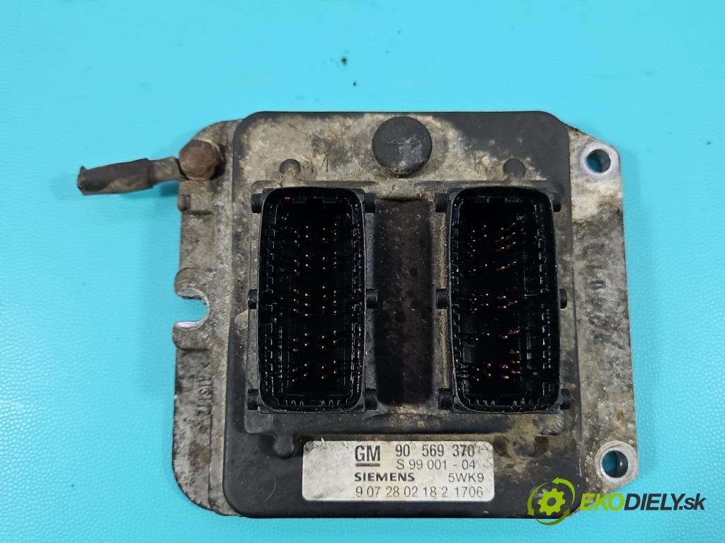 Opel Vectra B 1995-2002 1.8 16V 125 HP manual 92 kW 1796 cm3 4- riadiaca jednotka motora 90569370