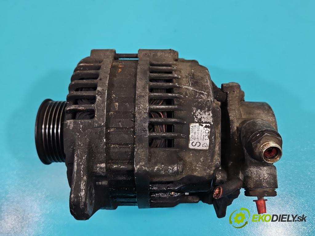 Opel Corsa C 2000-2006 1.7 dti 75 HP manual 55 kW 1686 cm3 3- Alternator  (Alternátor)