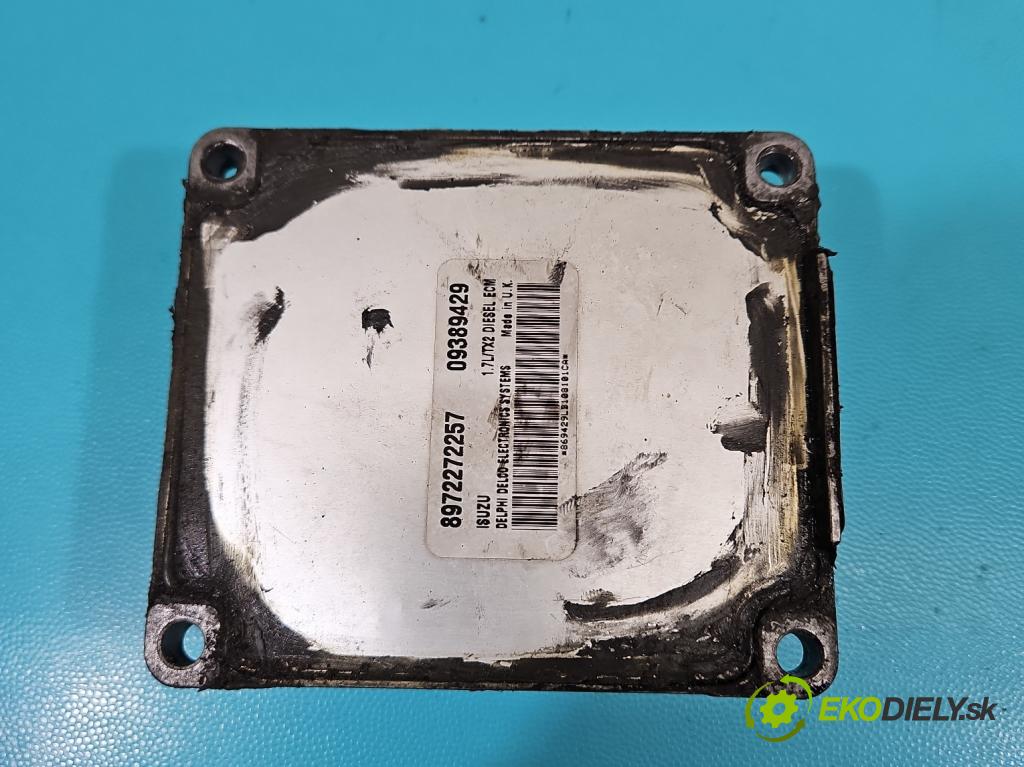 Opel Corsa C 2000-2006 1.7 dti 75 HP manual 55 kW 1686 cm3 3- riadiaca jednotka motora 09389429