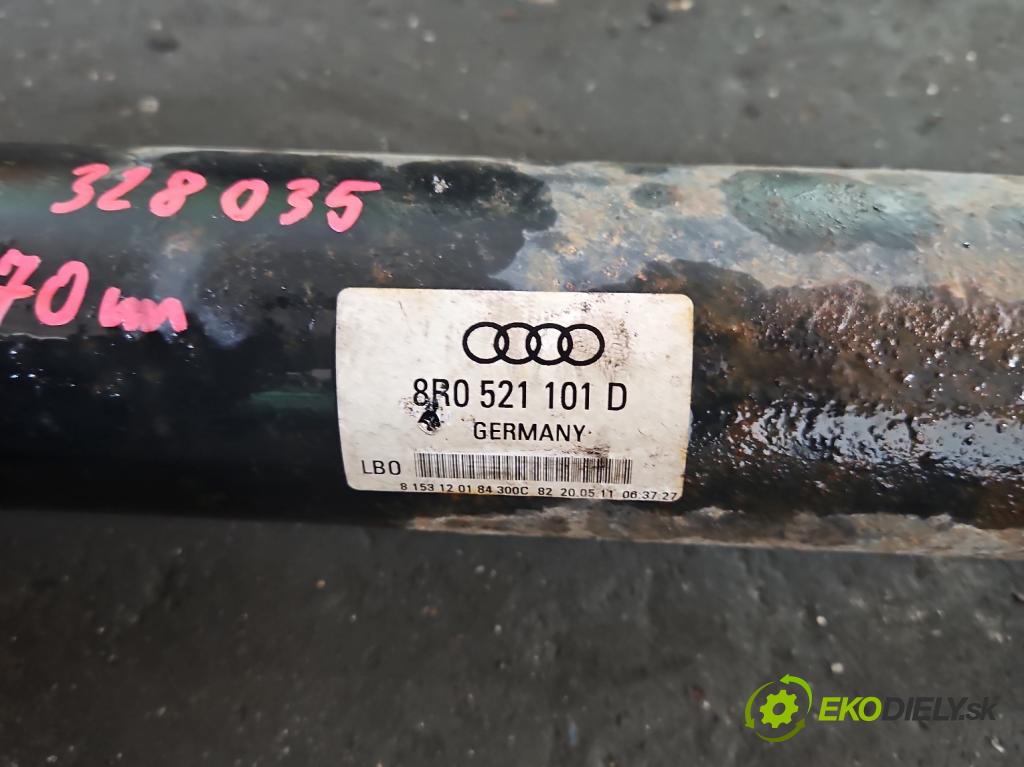 Audi Q5 2008-2016 2.0 tdi 170 HP manual 125 kW 1968 cm3 5- Hřídel: zadné 8R0521101D (Kardaňový hriadeľ)