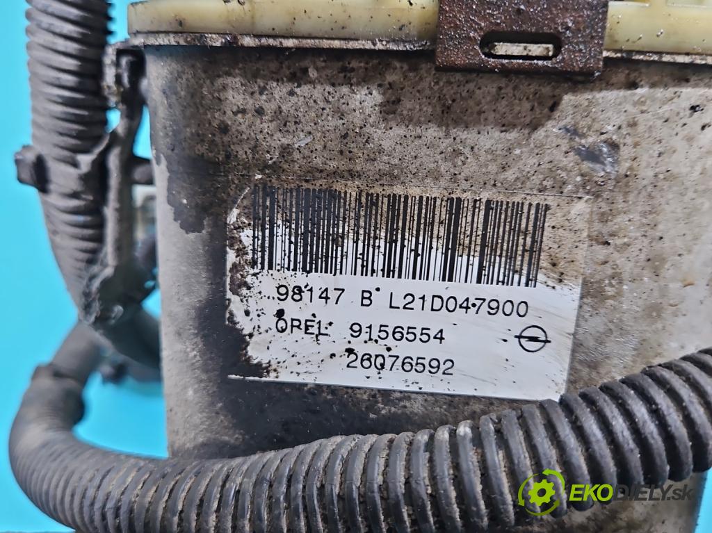 Opel Astra II 1998-2009 1.6 75 HP manual 55 kW 1598 cm3 5- čerpadlo posilovač 9156554 (Servočerpadlo)