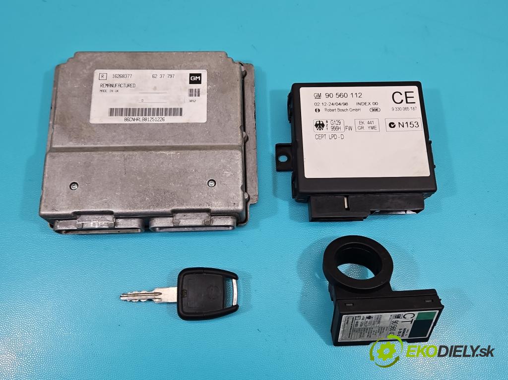 Opel Astra II 1998-2009 1.6 75 HP manual 55 kW 1598 cm3 5- riadiaca jednotka motora 16268377
