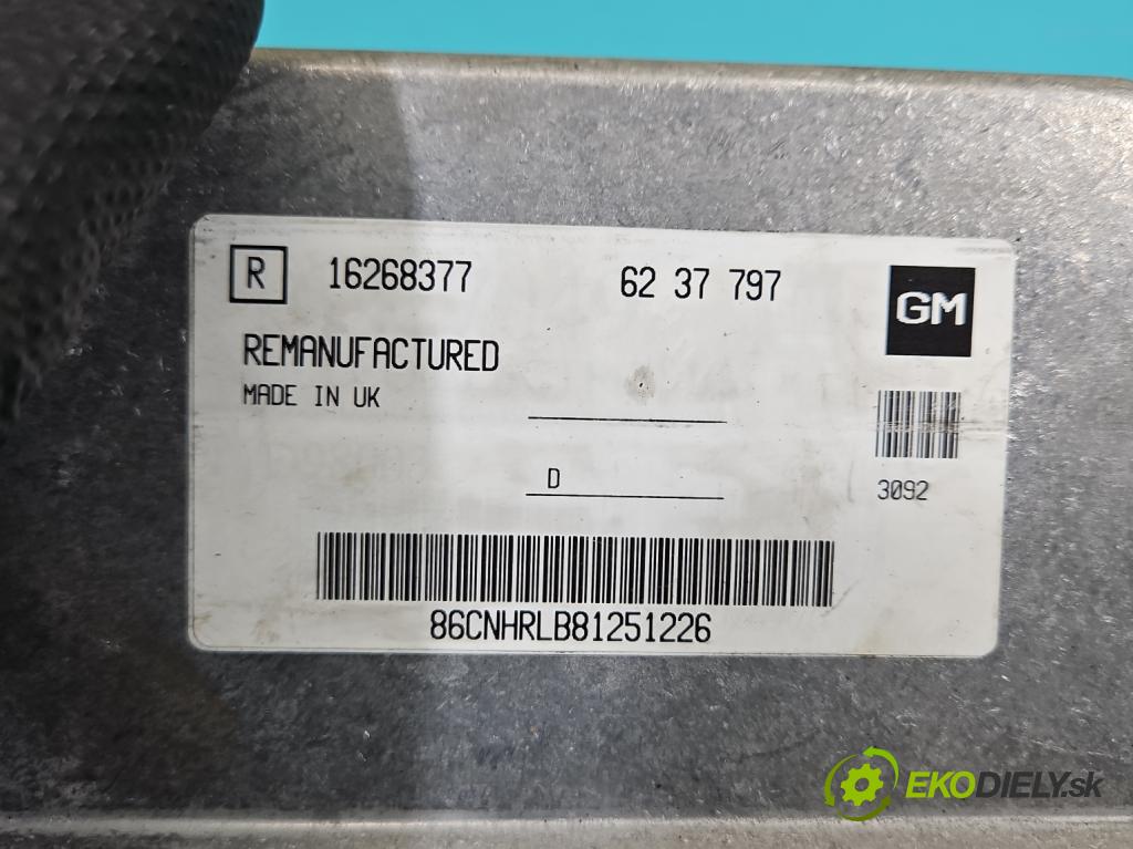 Opel Astra II 1998-2009 1.6 75 HP manual 55 kW 1598 cm3 5- riadiaca jednotka motora 16268377