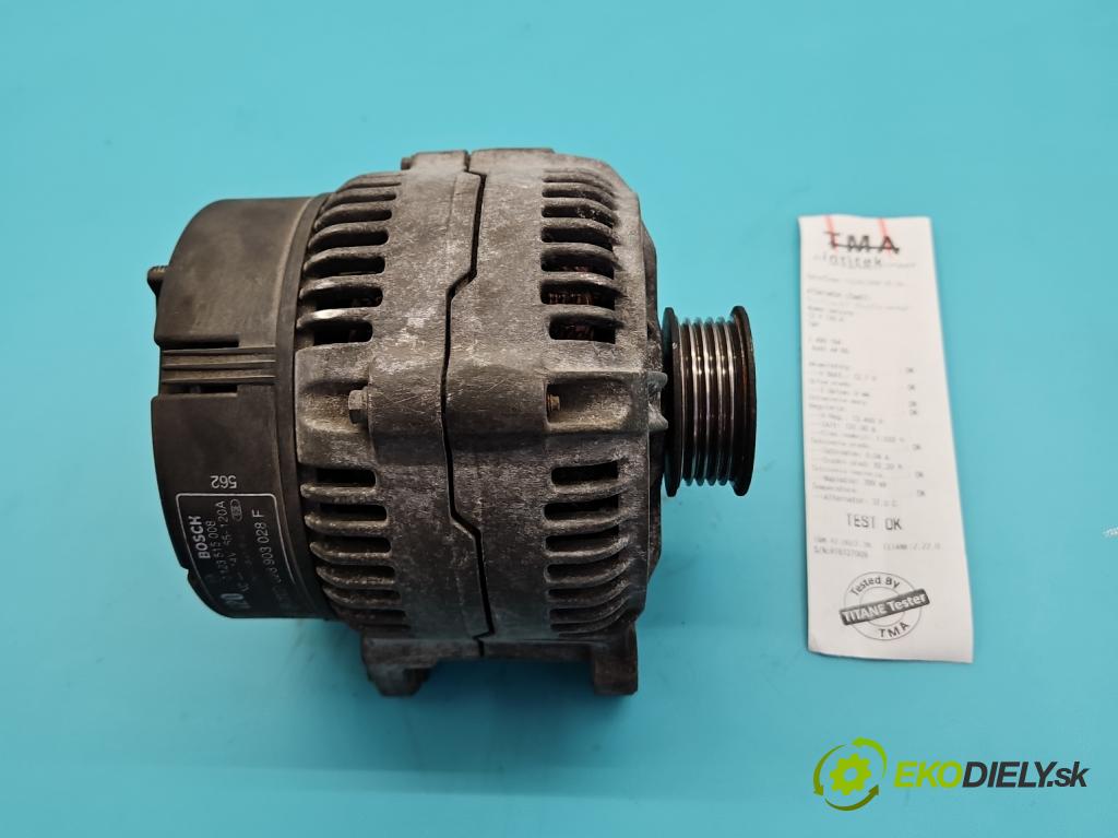 Audi A4 B5 1994-2001 1.9 tdi 90 HP manual 66 kW 1896 cm3 4- Alternator 0123515008 (Alternátor)