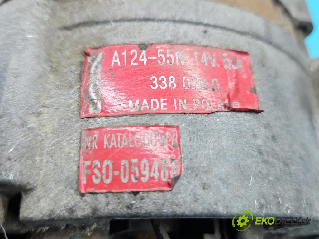 Polonez Caro / Atu 1.6 87 HP manual 64 kW 1598 cm3 5- Alternator FS0-059488 (Alternátor)