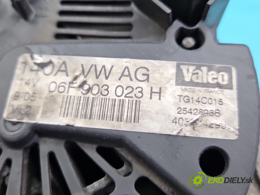 Audi A4 B7 2004-2008 1.9 TDI 116 HP manual 85 kW 1896 cm3 5- Alternator 06F903023H (Alternátor)